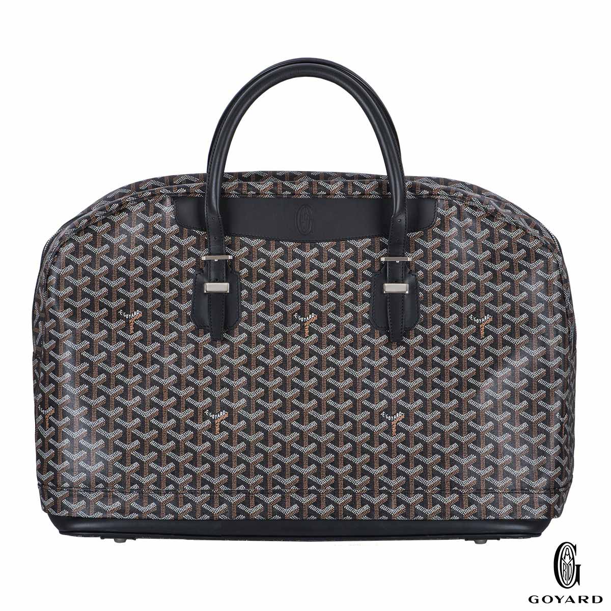 Shop GOYARD Monogram Canvas A4 Leather Logo Business & Briefcases